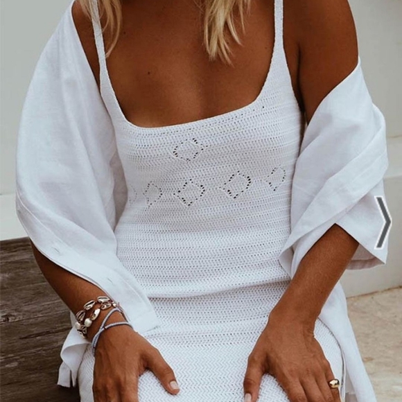 Maurie + Eve Dresses & Skirts - Maurie and Eve Jamie Dress. White knit dress